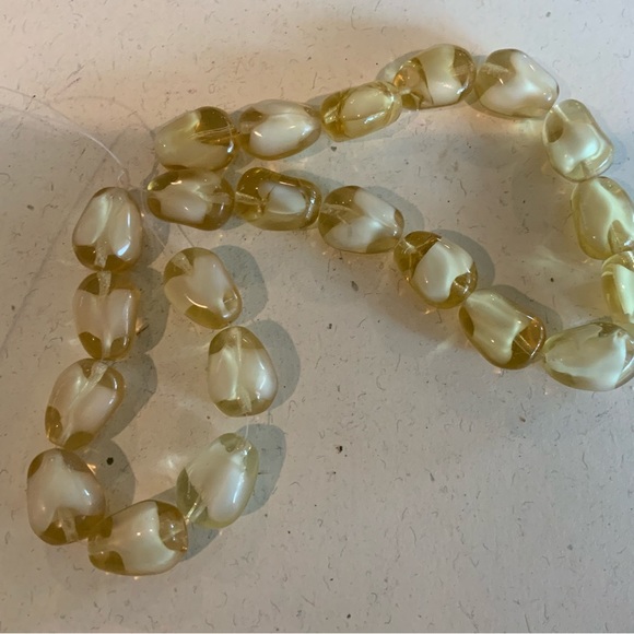 Limited quantities..22 pressed glass beads W. Germany - Picture 1 of 4